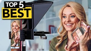 TOP 5 Best Teleprompter for Youtube videos  2024 Buyers Guide [upl. by Bender495]