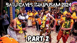 BATU CAVES THAIPUSAM 2024 PART 2  THE JOYFUL CELEBRATION OF MALAYSIA THAIPUSAM [upl. by Mcmath]