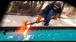 Pouring lava in my pool [upl. by Karee]