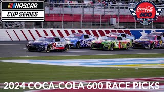 2024 CocaCola 600 Race Picks [upl. by Guevara988]