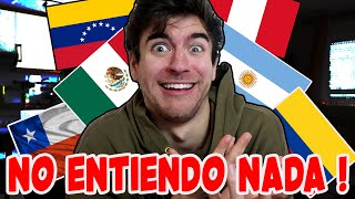 Español INTENTA ADIVINAR ACENTOS LATINOAMERICANOS y NO ACIERTA NADA 🤣 [upl. by Jaf]