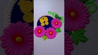 shortvideo Rangoli banane ka tarika sikhe virallove [upl. by Aidil215]