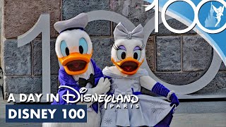 📅 A day in Disneyland Paris  Disney 100 Special [upl. by Fasa746]