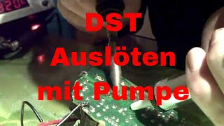 Zeilentrafo auslöten mit Ersa Lötstation und der Entlötsaugpumpe Flyback desoldering  eflose 5 [upl. by Elatan344]