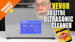 Vevor 30 Litre Ultrasonic Cleaner Review [upl. by Tade]