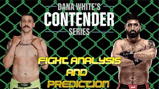 Contender Series Bruno Lopes vs Mikheil Sazhiniani Fight Analysis amp Prediction Week 1 [upl. by Niddala86]