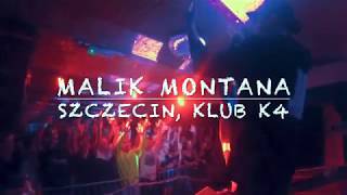 Koncert  Malik Montana Szczecin Klub K4 [upl. by Ayela]