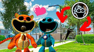 FORGOTTEN SMILING TIRELESS TIGER AND GLIMMER FISH LOVE STORY IN GARRYS MOD [upl. by Austen]