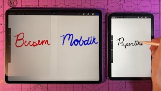 Bersem Vs Mobdik Vs Paperlike Screen Protector for iPad Mini 6 User Review [upl. by Nageek]