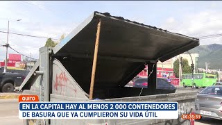 En Quito se registran al menos 2 mil contenedores de basura que ya cumplieron su vida útil [upl. by Asirahc]