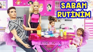 Barbie ve Ailesi Bölüm 150  Sabah Rutini  Çizgi film tadında Barbie Oyunları [upl. by Kramlich]