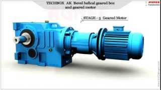 Bevel Helical Geared Motor AK series Helical Bevel Geared Motor [upl. by Chiquita]