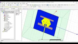 Reconfigurable Metasurface Antenna With Polarization and Pattern Diversities HFSS [upl. by Mojgan726]