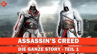 Assassins Creed Die ganze Story  Teil 1  Die EzioTrilogie [upl. by Ivers659]