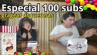 Especial 100 subs  grageas asquerosas con Cohirk [upl. by Abroms]