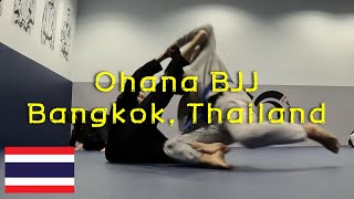 BJJ Rolls  Back at Ohana BJJ Bangkok Thailand [upl. by Porche]