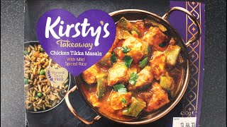 Kirstys CHICKEN TIKKA MASALA with MILD SPICED RICE  Gluten amp Dairy Free  £350  Appraisal [upl. by Zingale]