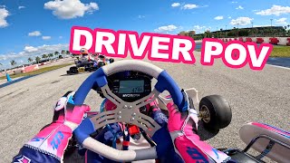 PROFESSIONAL KARTING DRIVER POV NEW TIRE RUN [upl. by Annaitat681]