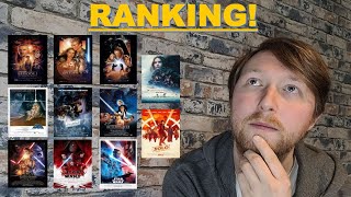 STAR WARS MOVIES RANKED [upl. by Karry]