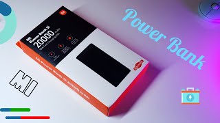 Mi 20000 mAh Power Bank unboxing and overview [upl. by Armanda]