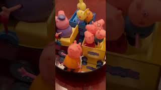 PEPPA PIG FAMILY  GRANDPA’S LITTLE TRAIN trending toys shortsfeed [upl. by Kanya66]