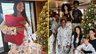 Kimora Lee Simmons amp Her Kids Enjoying Family Holiday A Luxurious Yacht In St Barts🎄🥰❤ [upl. by Gladdy]