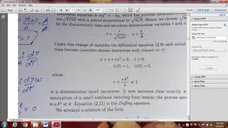 Perturbation methods for differential equations [upl. by Ekihc]