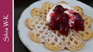 Waffeln  schnell gemacht  super Rezept  köstlich [upl. by Hudgens]