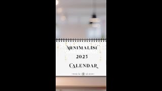 Sleek Modern Wall Calendar 2025 Planner Monthly Date Organizer [upl. by Locklin]