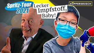 BiontechSpritzTour 2021– Party im Wartezimmer – Küppersbusch TV [upl. by Lletnwahs]