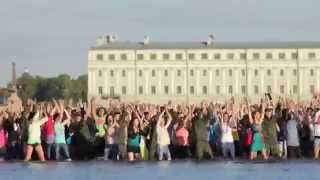 River Flash mob StPetersburg [upl. by Gilmour]