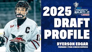 2025 OHLDraft Prospect Profile Ryerson Edgar YorkSimcoe Express [upl. by Esilana]