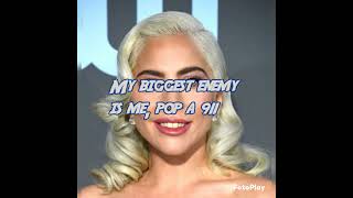 Lady Gaga  911 Lyrics [upl. by Sumedocin]