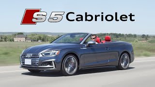 2018 Audi S5 Cabriolet Review  Topless Turbo Fun [upl. by Anaele]