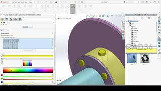 Belt Conveyor Shaft  SolidWorks [upl. by Fry]