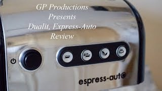 Dualit Espress Auto Coffe Machine Review [upl. by Bashee772]