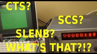 TRS80 Color Computer Cartridge Signals SCS CTS SLENB [upl. by Miuqaoj]