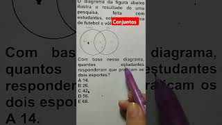 Conjuntos Diagrama de Venn mathproblem edutuber professordematematica [upl. by Florri476]