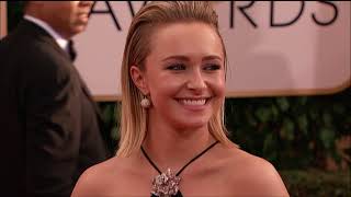 Hayden Panettiere Fashion  Golden Globes 2014 [upl. by Greabe]