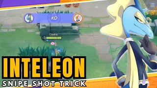 How to perform snipe shot perfectly  Inteleon Pokemon Unite [upl. by Ennaoj]