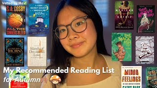 My Recommended Reading List for Autumn🍂✨ 11 Books to Add to Your Fall TBR Immediately🏃🏻‍♀️💨 [upl. by Nylevol]