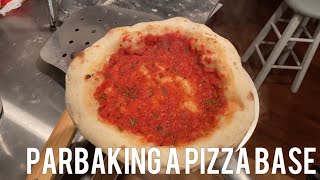 Parbaking Pizza for Freezing [upl. by Samira]