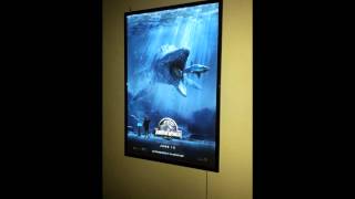 Light Box LED Poster Frame Display  Cinema Movie Theater Style  New World Orders [upl. by Ihab18]