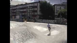 Penny Farthing  in a London bmx stunts skate park [upl. by Ernest]