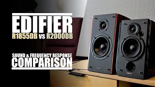 DSAUDIOreview  Edifier R1855DB vs Edifier R2000DB  soundDEMO [upl. by Artinak477]