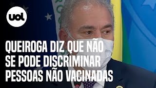 Queiroga cita Bolsonaro quotAs vezes é melhor perder a vida do que perder a liberdadequot [upl. by Grimonia]