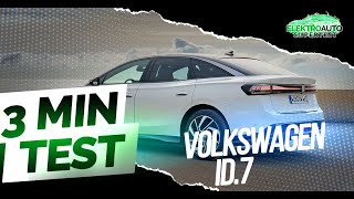 VW ID7 Test Der TeslaKiller aus Wolfsburg  3MinutenTest [upl. by Berger]