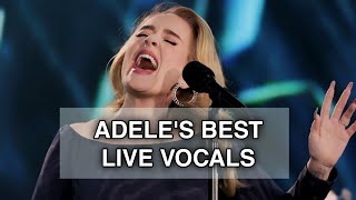 Adele Best Live Vocals amp Notes [upl. by Roze]