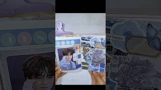 ASMR JOURNAL AESTHETIC with JENO NCTPHOTOCARD asmr shorts jeno journaling scrapbooking [upl. by Ennahoj42]