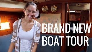 4 Brand New Sailboat Tour  Abandon Comfort  Sailing The World [upl. by Milli]